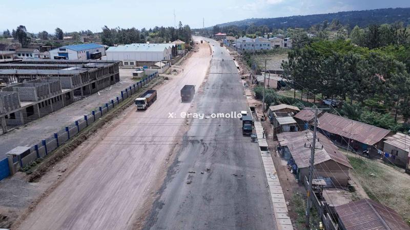 File image of the Mamboleo–Kipsitet road.